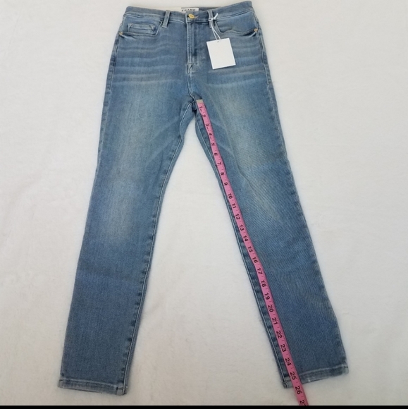 FRAME Ultra High Rise Denim Jeans Ali Cigarette Size 29 NWT - Picture 8 of 8